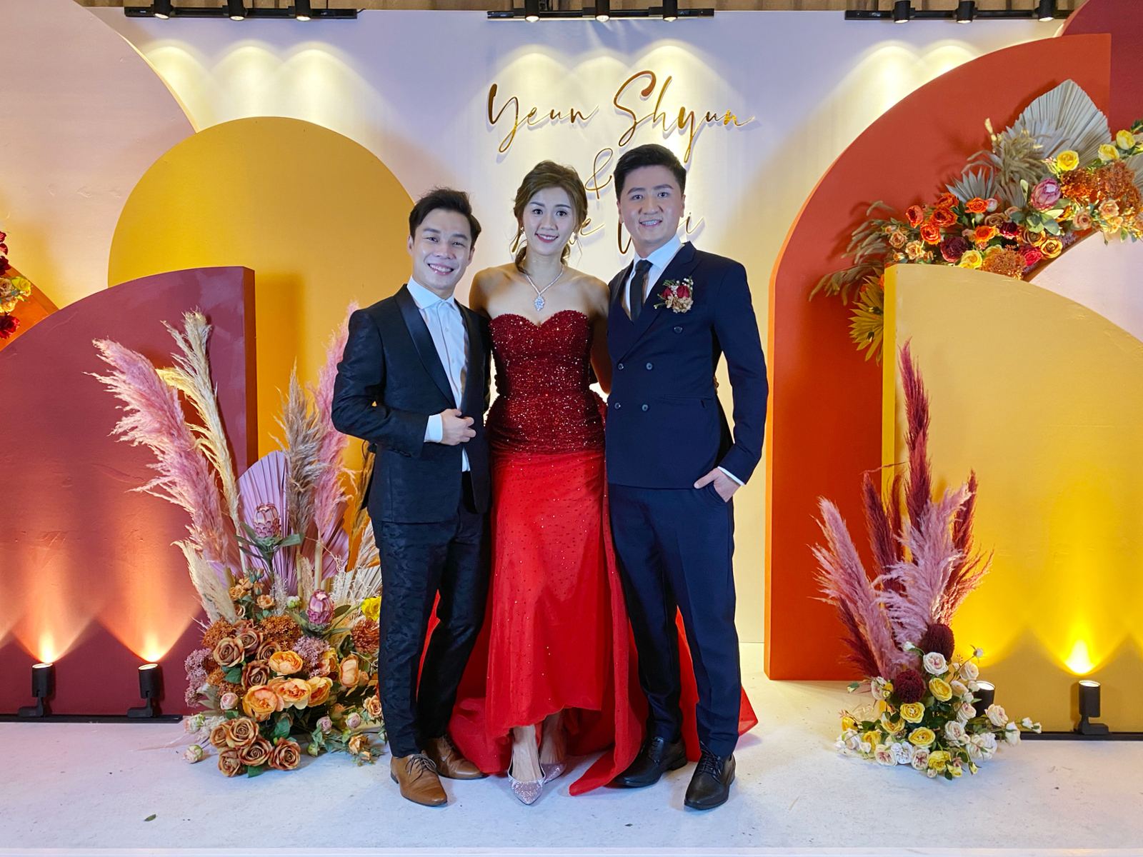 Wedding reception hosted for Yuen Shyen and Woon Khe Wei