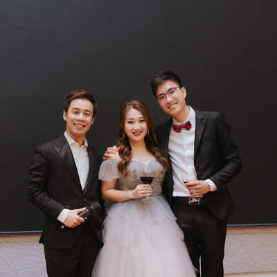 Katherine and Harold at their wedding