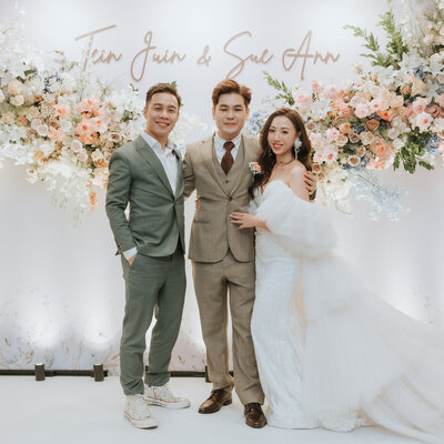 Tein Jiun and Sue Ann at their wedding
